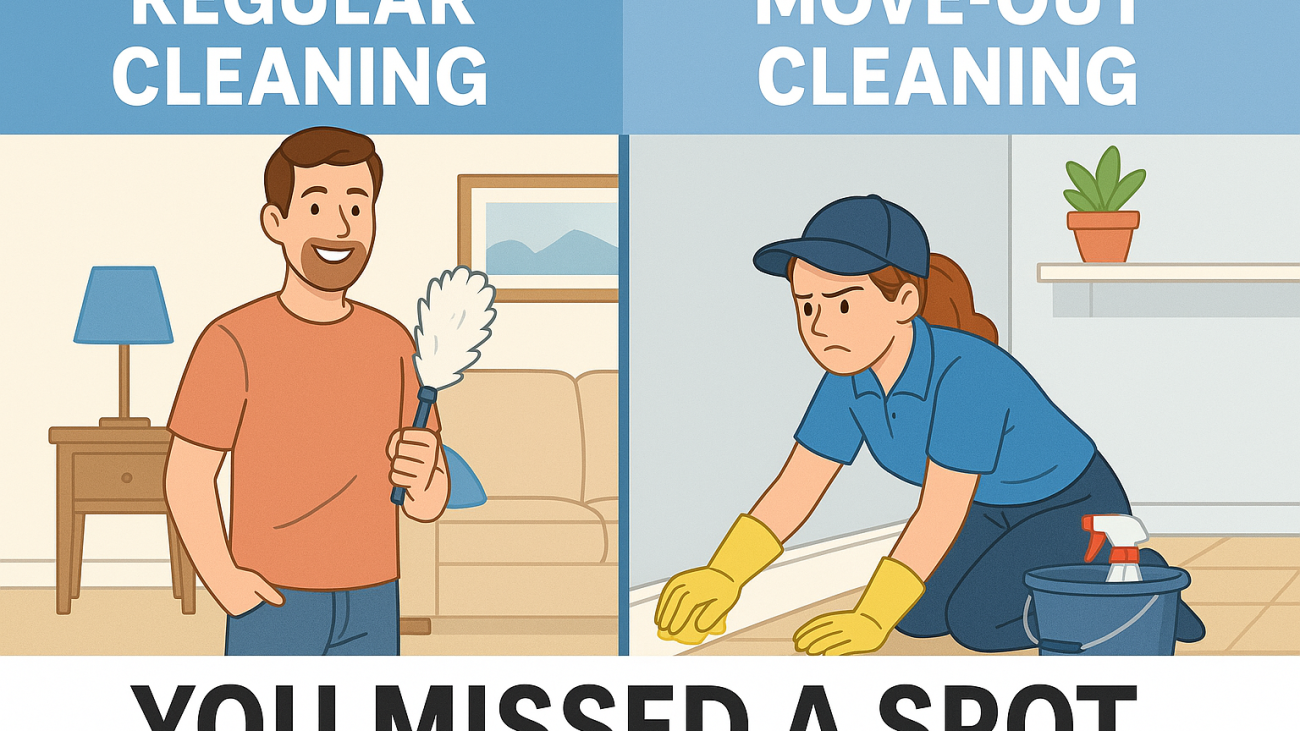 Clean Out Regular What’s the Difference Between a Regular Cleaning and a Move-Out ...