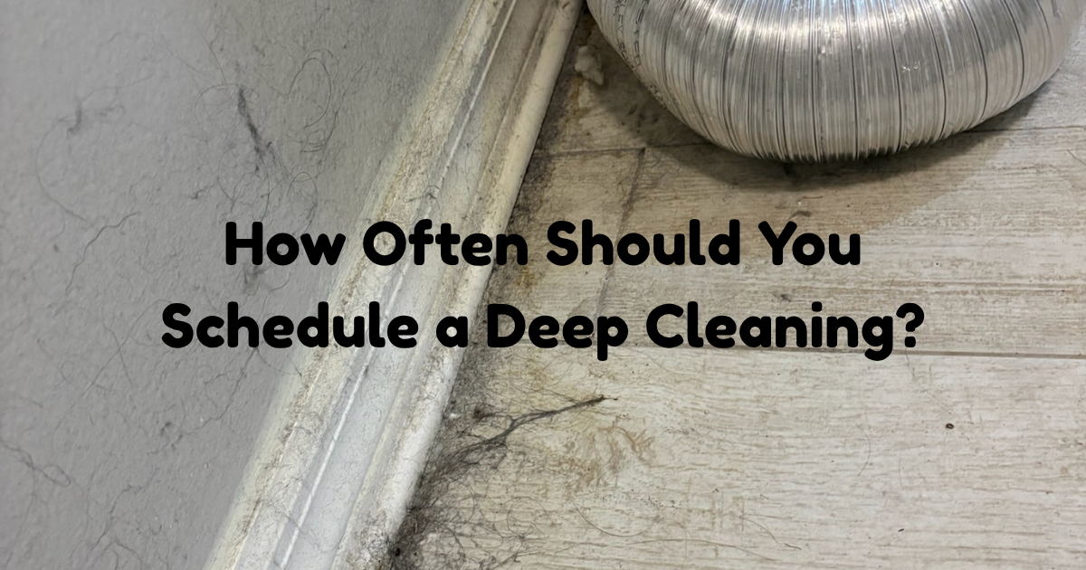 Featured image for “How Often Should You Schedule a Deep Cleaning?”